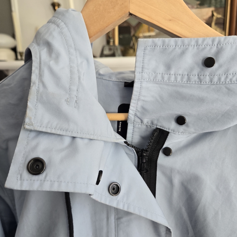 Everlane Pale Blue Hooded Utility Jacket - Picture 2 of 6